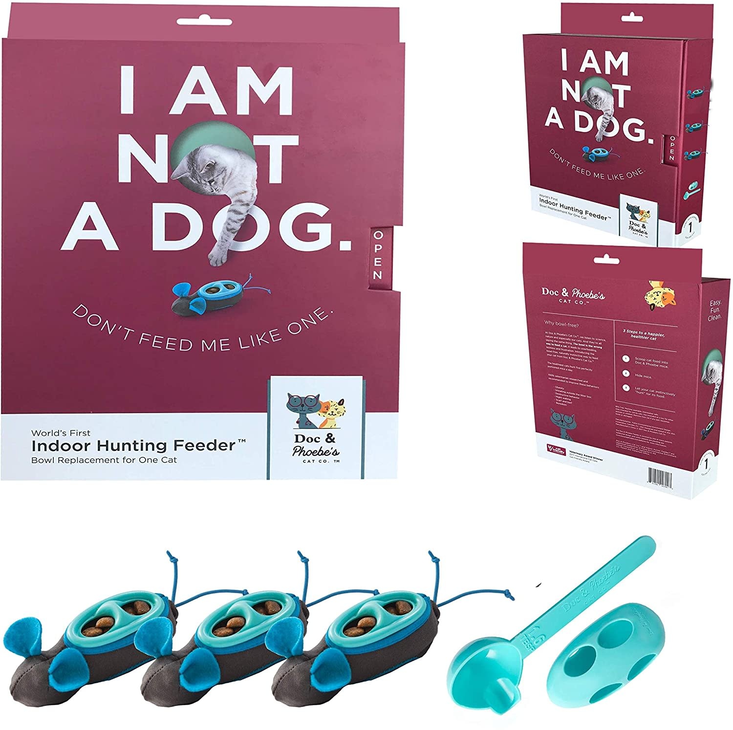 Doc & phoebe's cat co. Indoor Hunting Cat Feeder