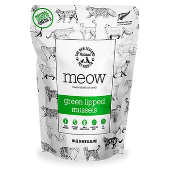 The New Zealand Natural Pet co. Meow Green Lipped Mussels 1.76oz/50g