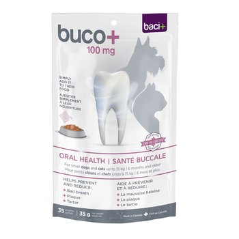 Baci+ Buco+ Soins dentaires pour chats et petits chiens