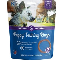 Puppy Teething Rings Pumpkin Flavour 3.6oz 3pk