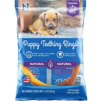 NPIC Puppy Teething Ring Pumpkin Flavour Single 1.2oz