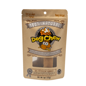Tibetan Dog Treats X-LARGE (Grey bag 6.0oz) For Most Dogs Under 70 lbs, 1 chew per bag