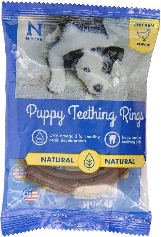 NPIC Puppy Teething Ring Chicken Flavour Single 1.2oz