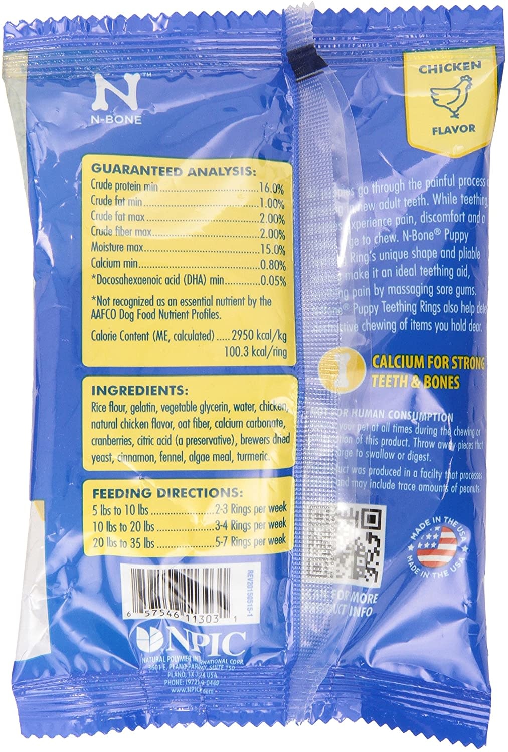 NPIC Chicken Flavour Singles 1.2oz