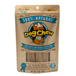 SMALL (Blue Bag 3.5oz) For Most Dogs Under 15 lbs, 3 chews per bag