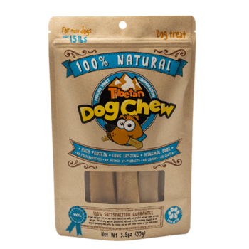 Tibetan Dog Treats SMALL (Blue Bag 3.5oz) â€œFor Most Dogs Under 15 lbsâ€, 3 chews per bag