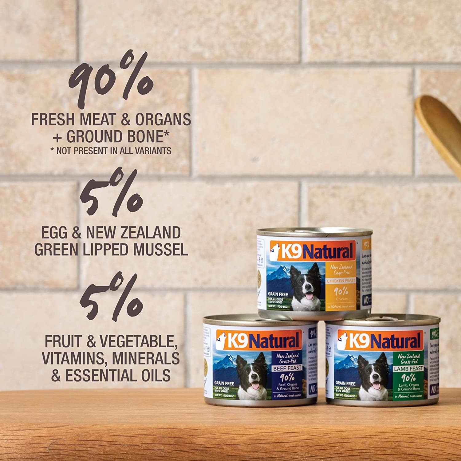 K9 Naturals Hoki & Beef Feast Dog Can