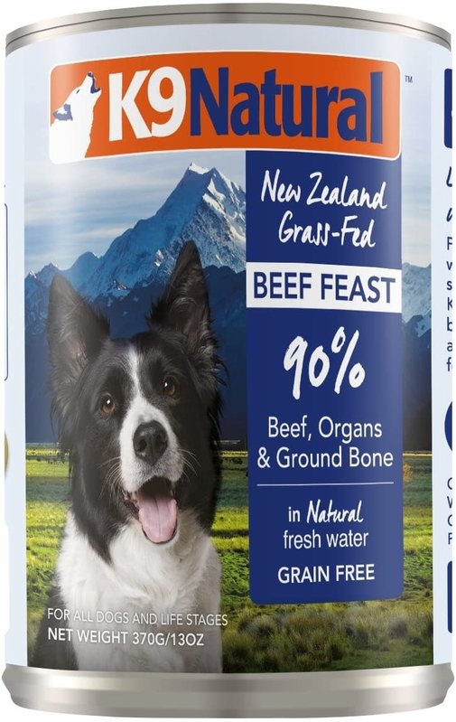 K9 Naturals Beef Feast Dog Can