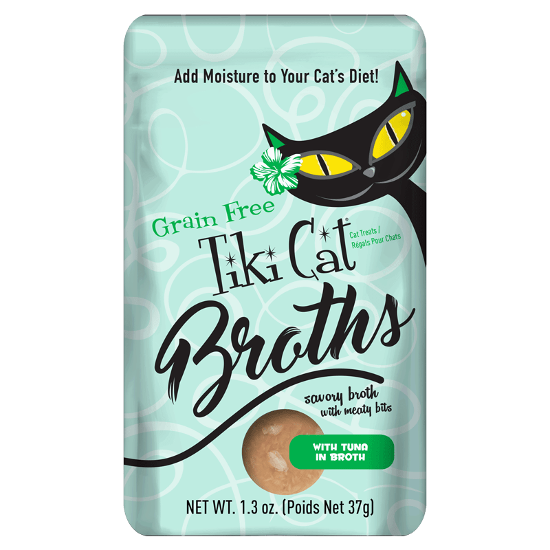 Tiki Cat Tuna in broth pouch 1.3oz