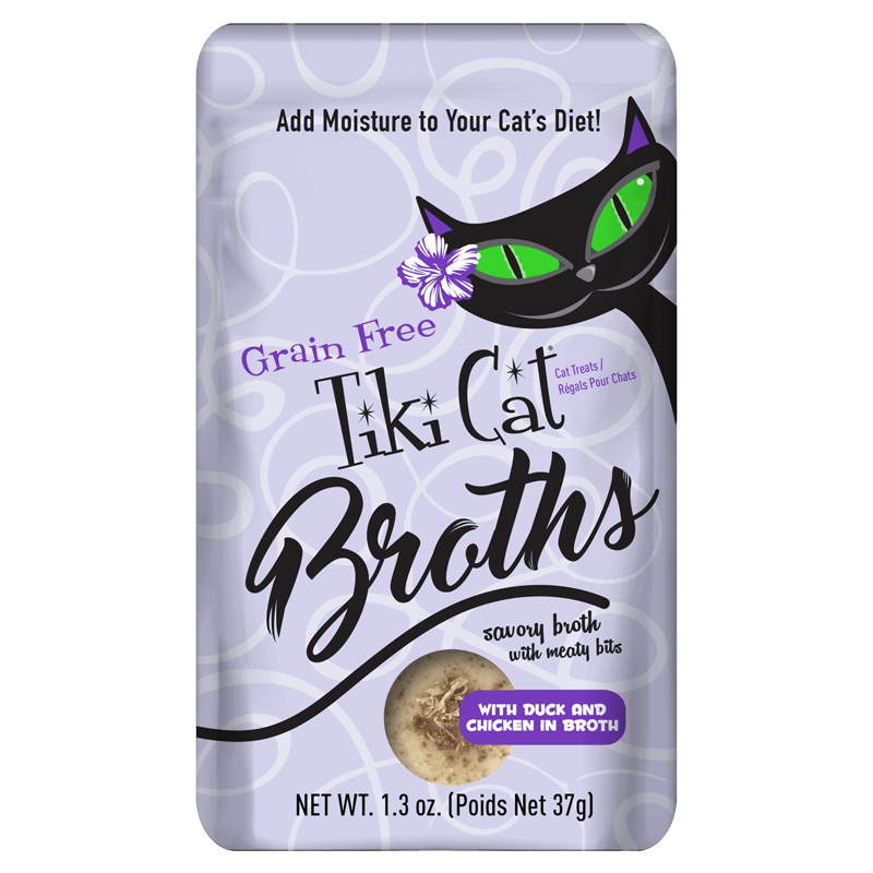 Tiki Cat Duck & Chicken in broth pouch 1.3oz