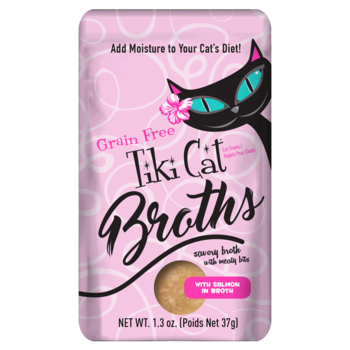 Tiki Cat Salmon in broth pouch 1.3oz