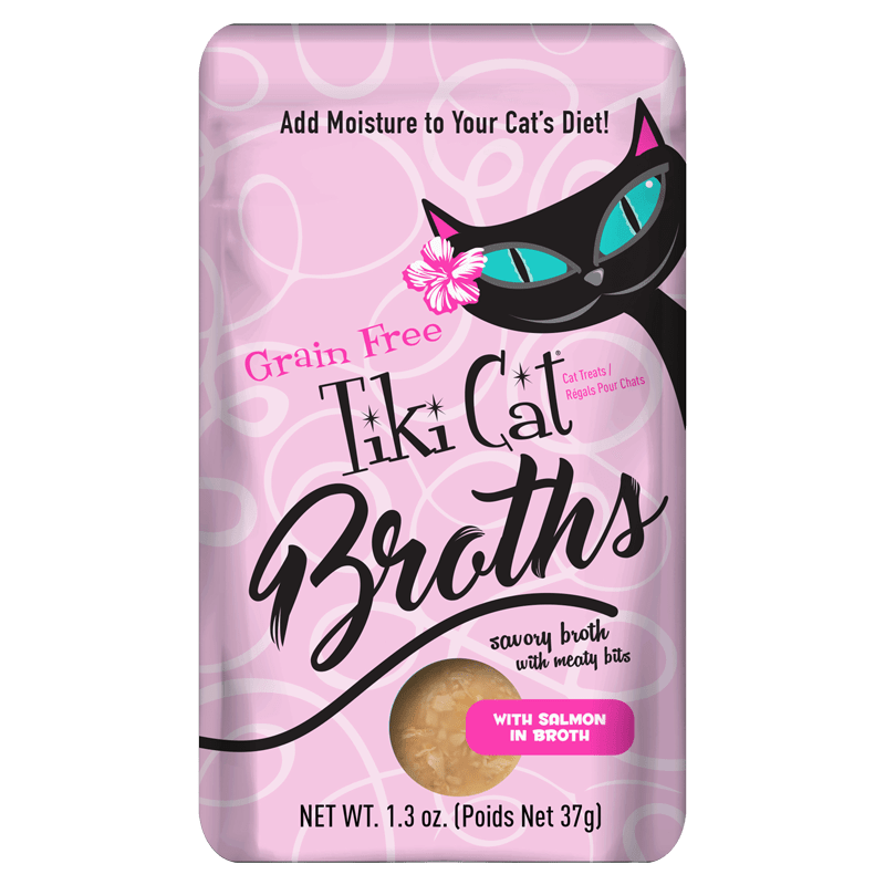 Tiki Cat Salmon in broth pouch 1.3oz