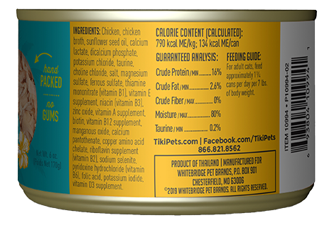 Tiki Cat Puka Puka Luau - Chicken