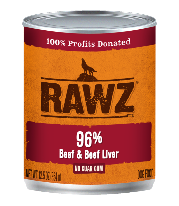 Rawz Natural PetFood 96% Beef & Beef Liver