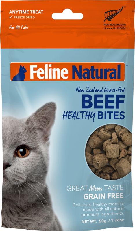 K9 Naturals Healthy Natural Beef Cat Bites 50g