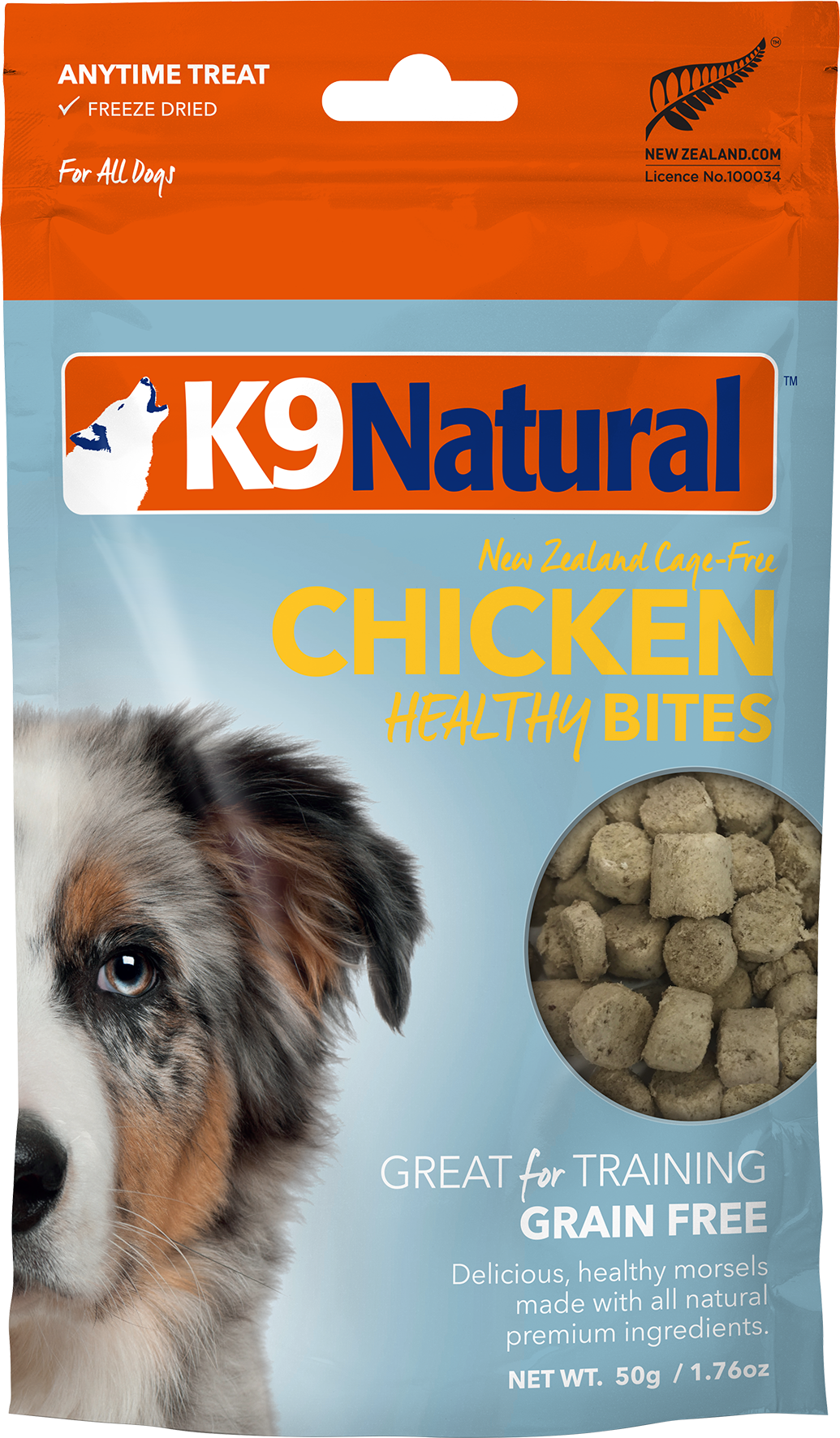 K9 Naturals Healthy Chicken Dog Bites 50g