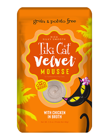Tiki Cat Tiki Cat Velvet Mousse - Chicken in broth 2.8oz