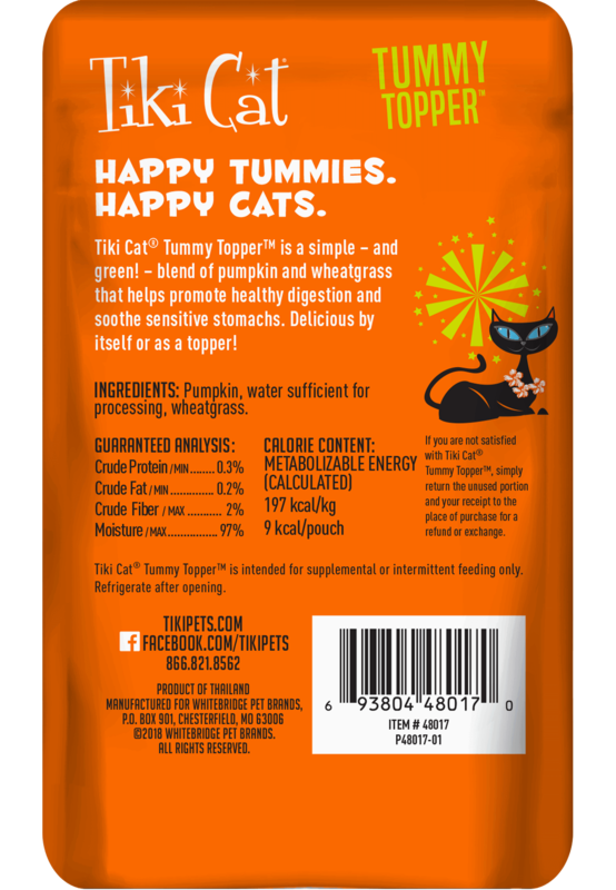 Tiki Cat Tummy Topper Pumpkin & Wheatgrass 1.5oz