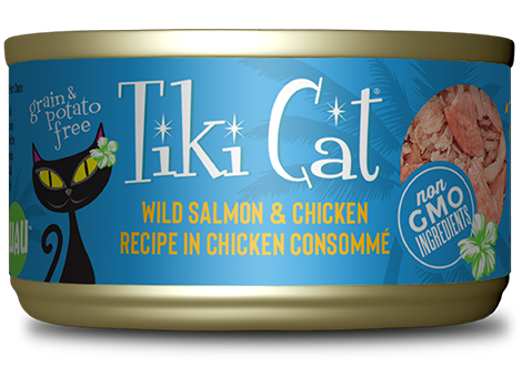 Tiki Cat Napili Luau - Salmon Chicken