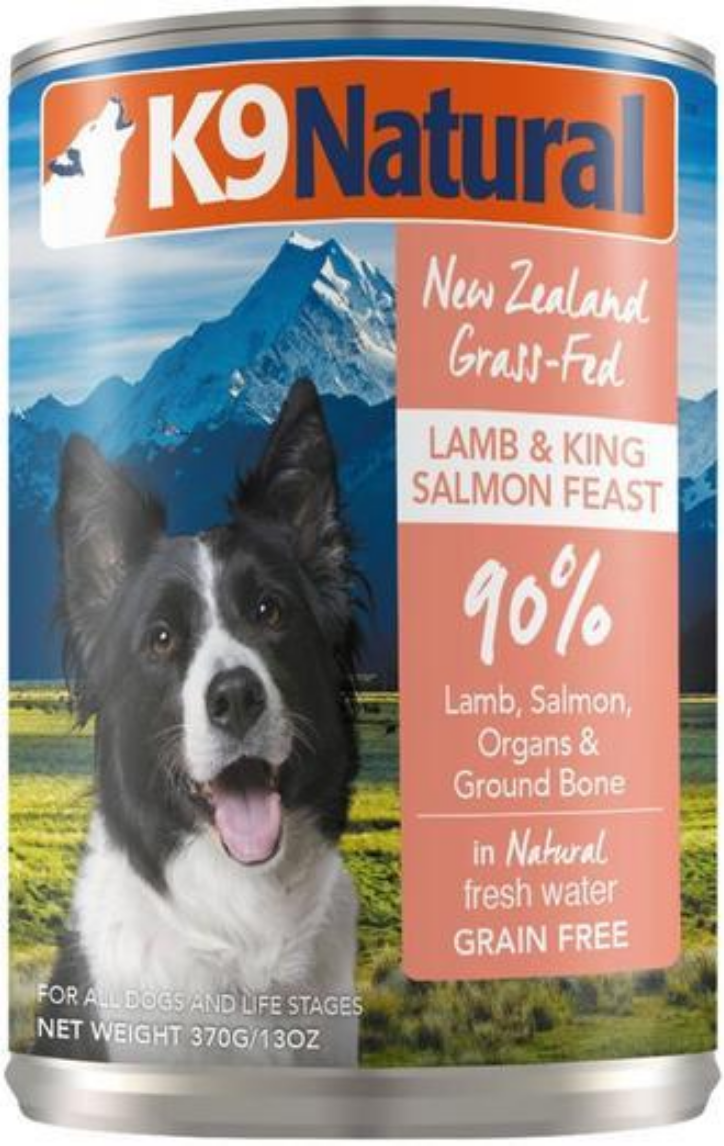 K9 Naturals Lamb & King Salmon Feast Dog Can