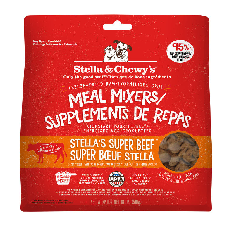 Stella & Chewy's Mélangeurs de repas Super Boeuf