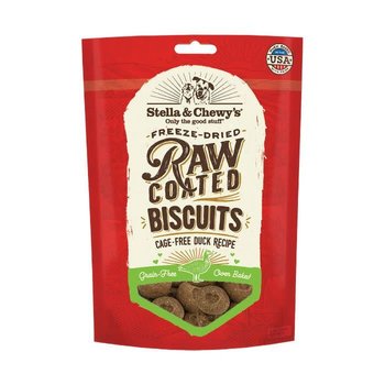 Stella & Chewy's Raw Coated Biscuits Duck 9oz