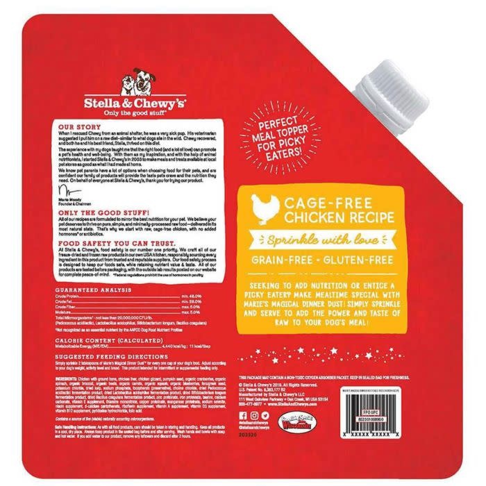 Stella & Chewy's Marieâ€™s Dinner Dust Chicken