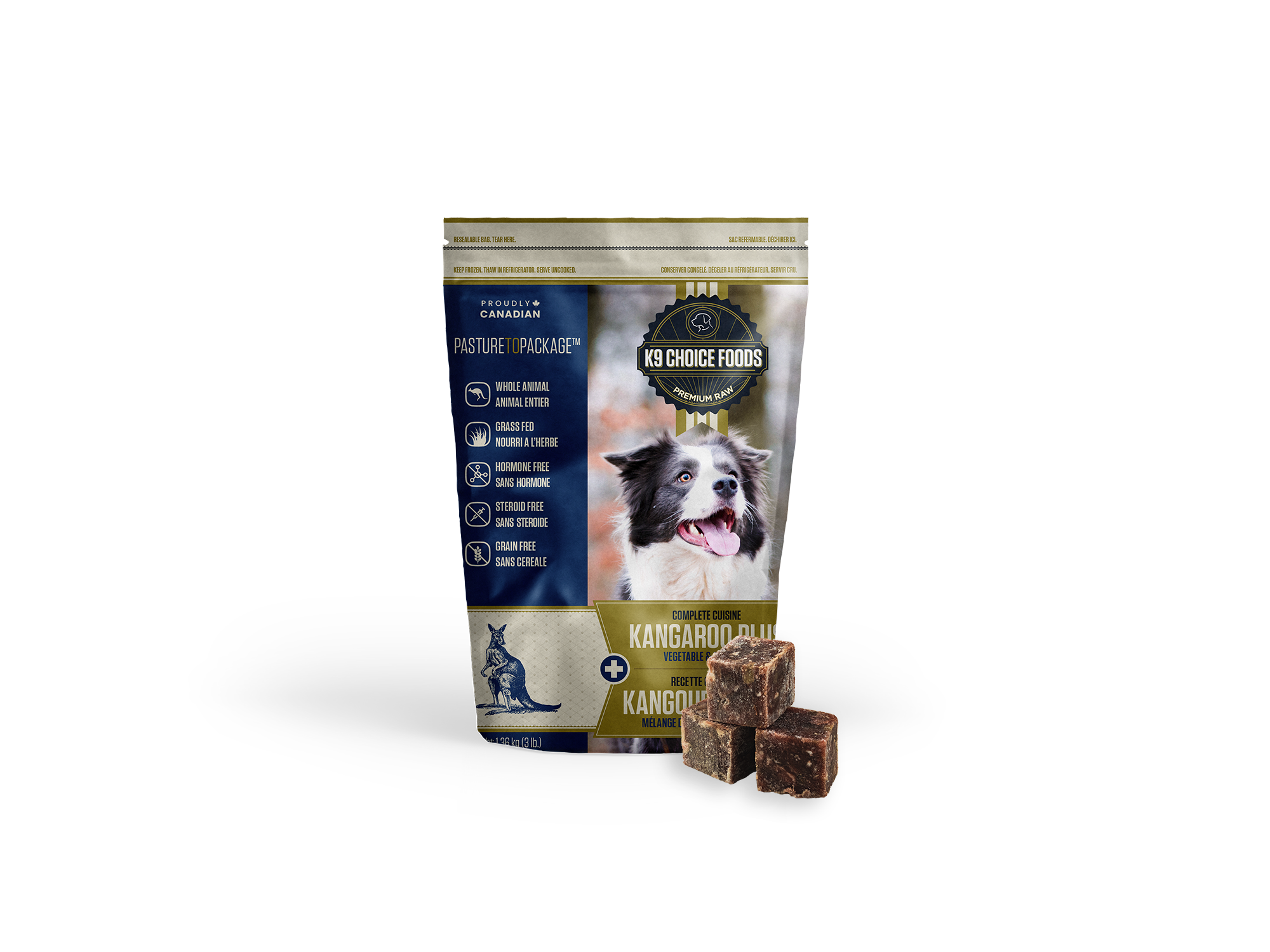 K9 Choice Lil Guys Plus Kangaroo - 3lb bag
