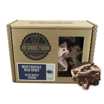 K9 Choice Buffalo Neck Bones 3lb Box