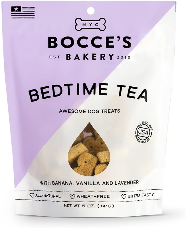 Bocce's Bakery Bedtime Tea With Banana, Vanilla And Lavender Dog Treats 5oz