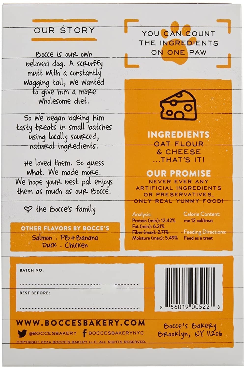 Bocce's Bakery Cheese Biscuits - 14oz