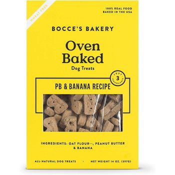 Bocce's Bakery Peanut Butter & Banana Biscuits - 14oz