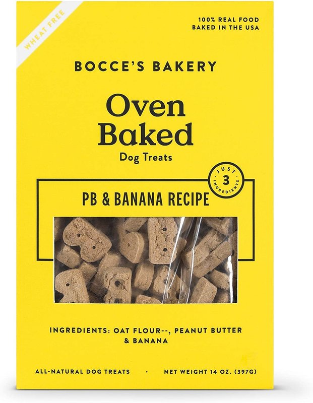 Bocce's Bakery Biscuits au beurre dâ€™arachide et Ã  la banane - 14oz