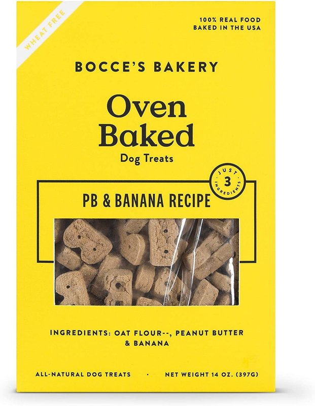 Bocce's Bakery Peanut Butter & Banana Biscuits - 14oz