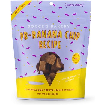 Bocce's Bakery Peanut Butter Banana Chip Soft & Chewy - 6oz