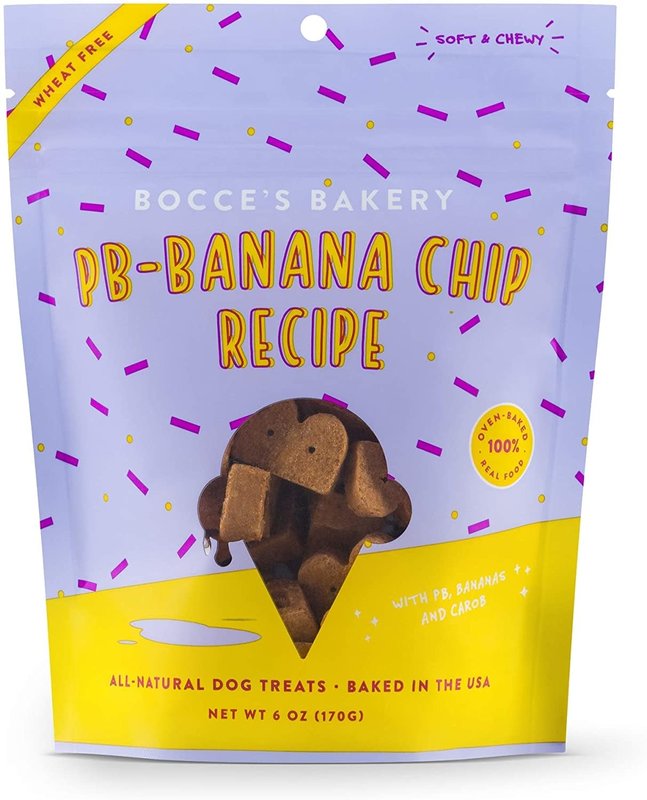 Bocce's Bakery Peanut Butter Banana Chip Soft & Chewy - 6oz