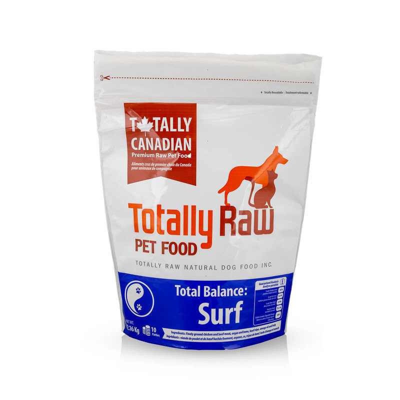 Totally Raw Pet Food Total Balance Surf Patty - 4.895lb