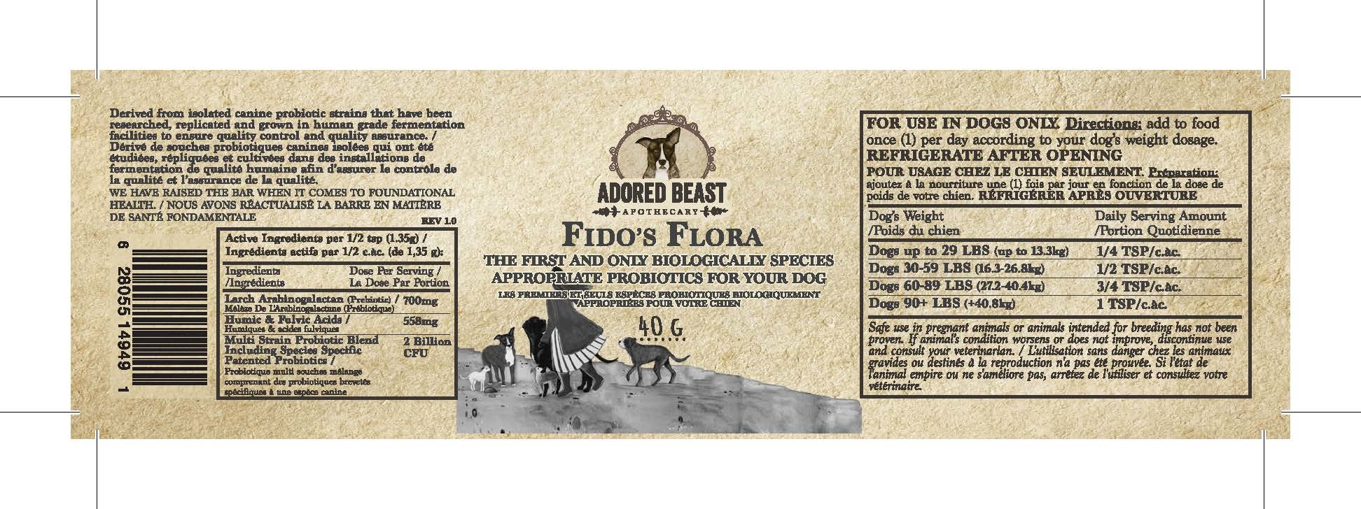 Adored Beast Apothecary Fido's Flora - 40g