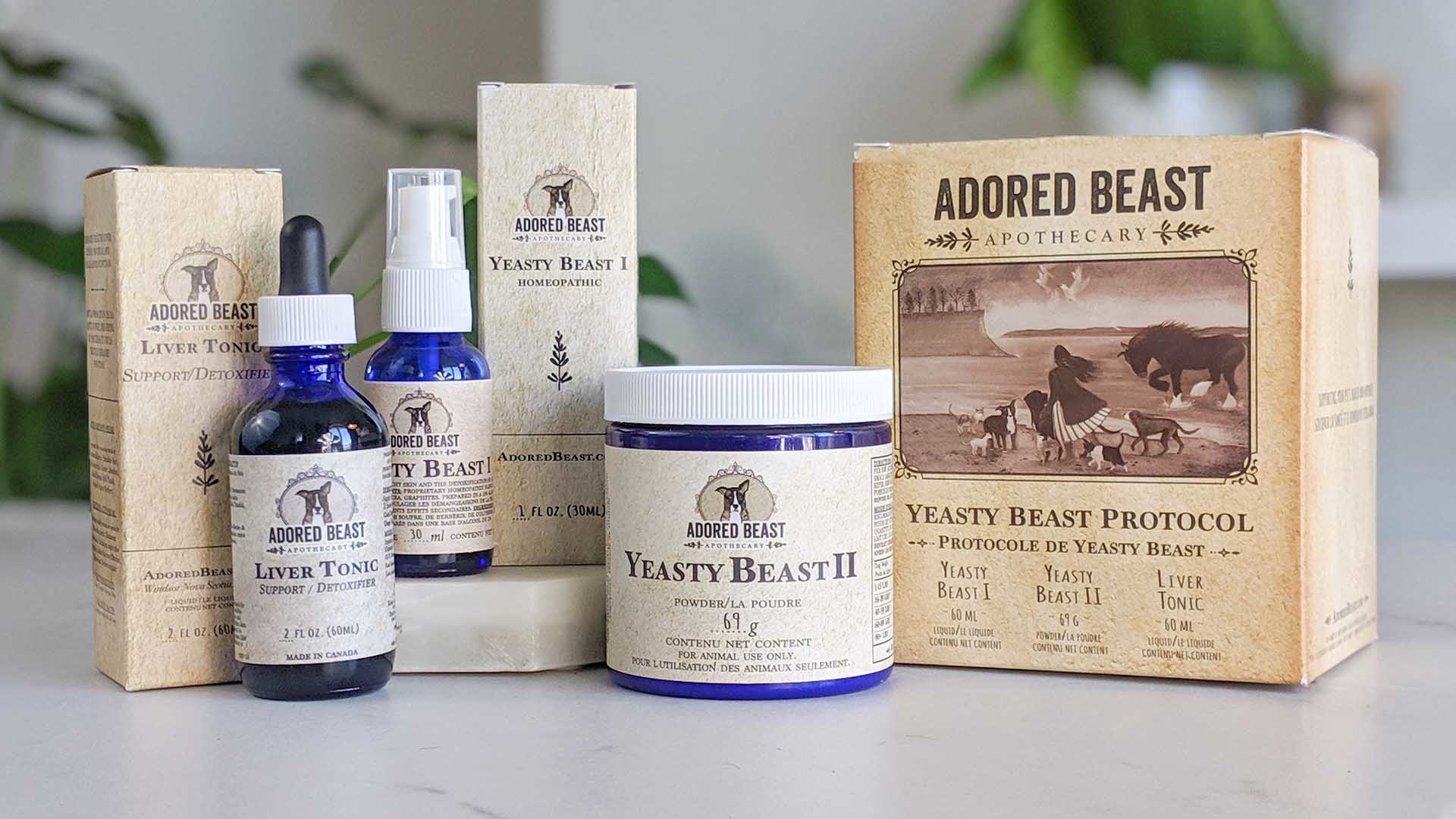 Adored Beast Apothecary Yeasty Beast Protocol - 3 product kit