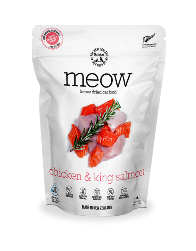 The New Zealand Natural Pet co. Meow Chicken & Salmon 280g