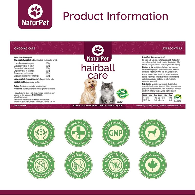 Naturpet Hairball Care