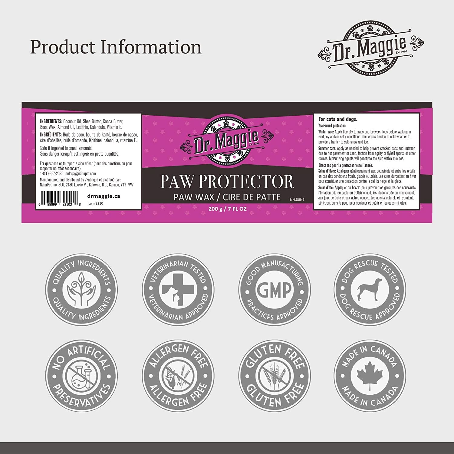 Naturpet Paw Protector 8oz