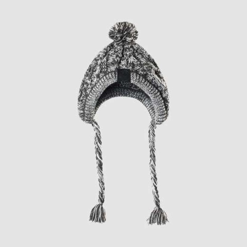 Canada Pooch PomPom Hat - Charcoal