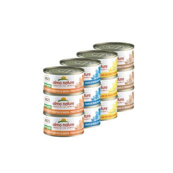 Almo Nature Hqs Natural Variety Pack 1 Chicken And Tuna Items - 12X70Gr