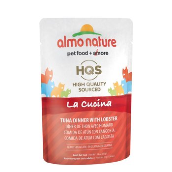 Almo Nature Hqs La Cucina Pocket Tuna With Lobster In Jelly