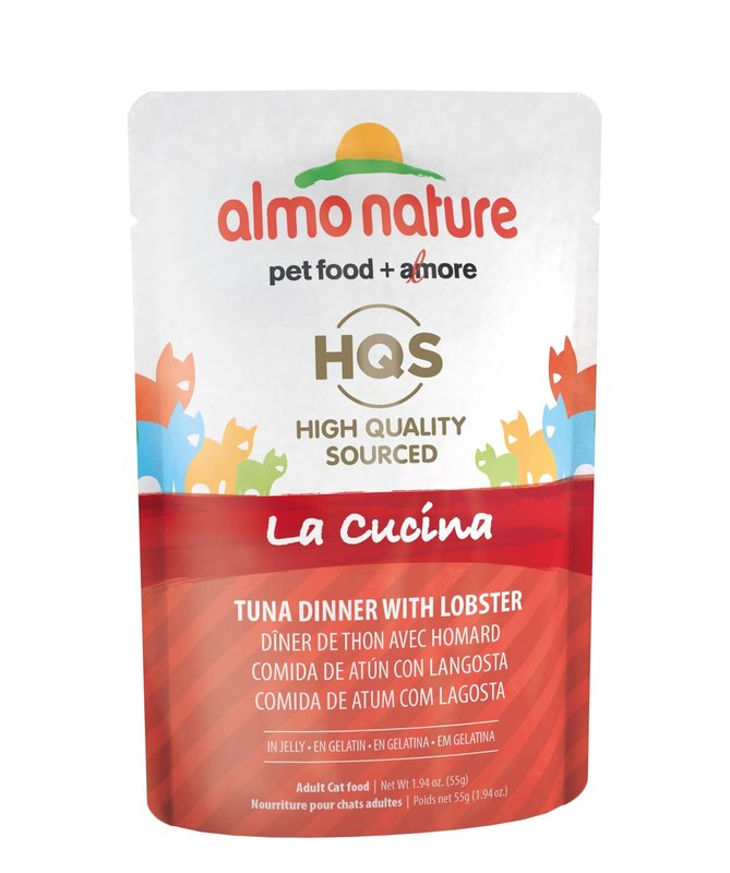 Almo Nature Hqs La Cucina Pocket Tuna With Lobster In Jelly