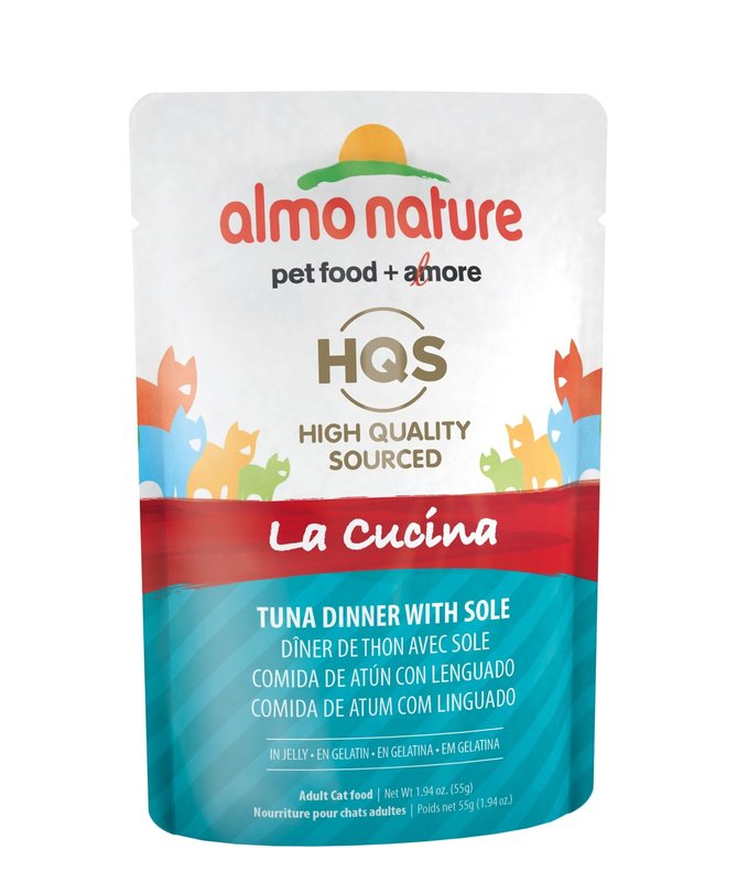 Almo Nature Hqs La Cucina Pocket Tuna With Sole In Jelly
