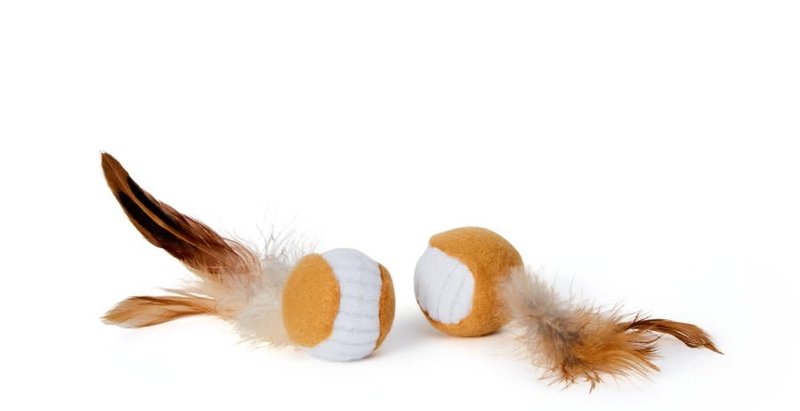 Bud'Z Bud'Z Cat Toy Ball With Feather Jar