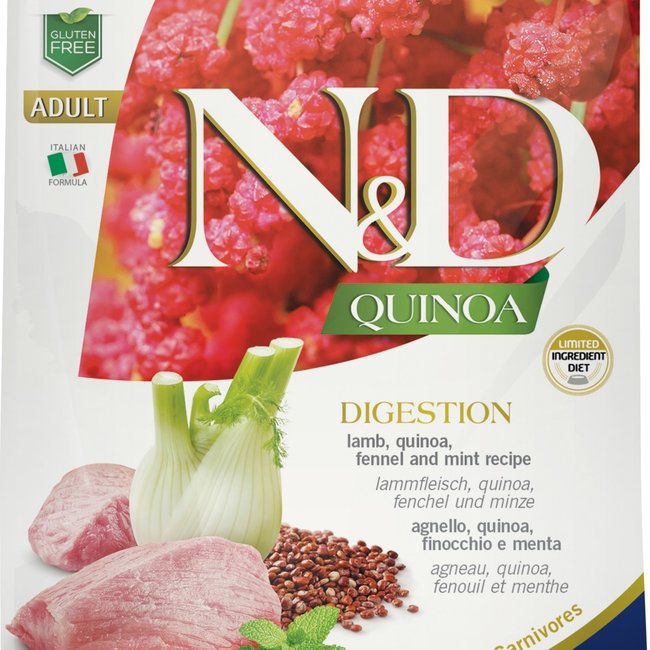 Farmina N&D Quinoa Grain Free Cat Digestion Lamb Pableen Animalerie Inc.