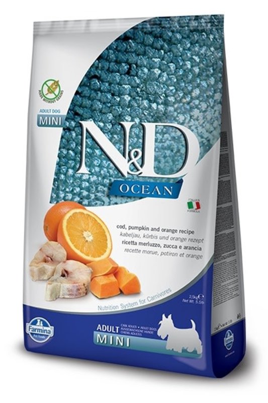 Farmina N&D Ocean Grain Free Dog Cod, Pumpkin & Orange Mini